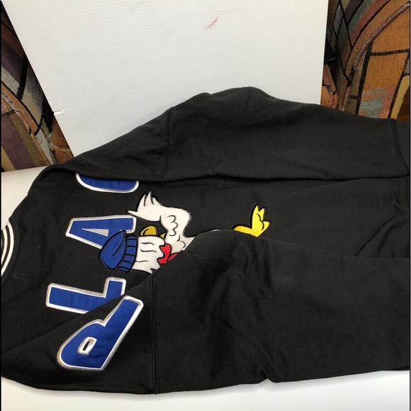 PALACE Skateboards Chilly Duck Black 2 Sided Mens Small Size Crewneck Sweatshirt - Picture 3 of 6